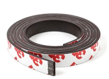 Магнитная лента с клеем 3M, размеры: 100 см / 10 мм / 1,5 мм