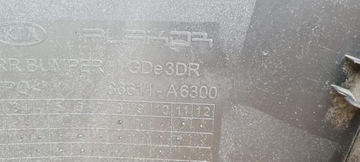 HYUNDAI I30 II COUPE ZDERZAK TYŁ ORYGINAŁ D025
