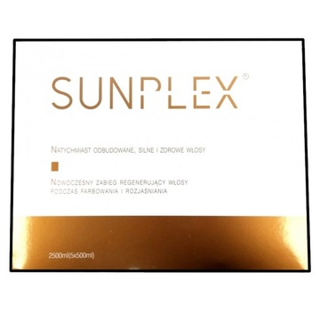 SUNPLEX KURACJA REGENERUJĄCA WŁOSY 2500ML 5X500ML