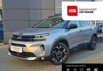 Citroen C5 Aircross SUV Facelifting 1.5 BlueHDi 131KM 2023 Citroen C5 Aircross 1.5 ON 130KM Shine Pack EAT8 FV 23 Salon PL Serwis ASO