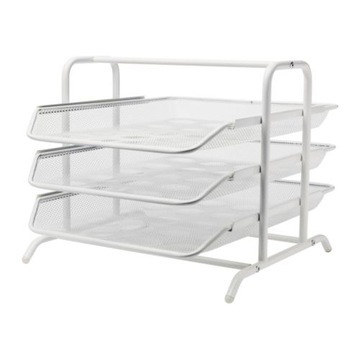 Ikea DOKUMENT 3 półki +kubek na długopisy