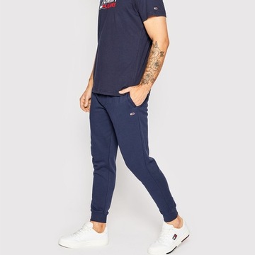 Tommy Jeans męskie spodnie dresowe granatowe DM0DM15380-C87 XXL