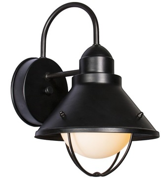 Kinkiet ogrodowy lampa elewacyjna E27 czarny Loft