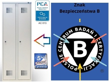 Шкафчик для раздевалки по охране труда, социальный шкафчик, 2 двери