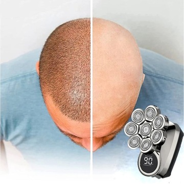 ЭЛЕКТРИЧЕСКАЯ ТРИЦА 6 В 1 С 8 ПЛАВАЮЩИМИ ГОЛОВКАМИ, ВОДОНЕПРОНИЦАЕМАЯ