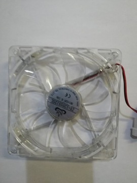 Wentylator 120mm, czerwone światło LED, 4-pin, 1200 obr./min