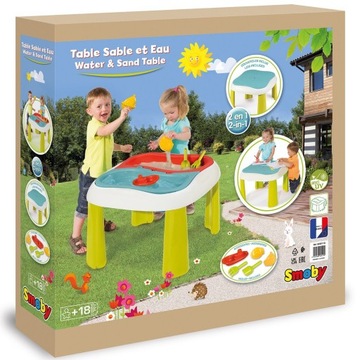 SMOBY WATER TABLE СТОЛ ДЛЯ ИГРЫ С ВОДОЙ И ПЕСКОМ