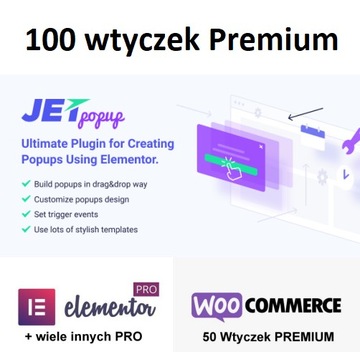 Jet Popup Elementor +14 innych JET. WordPress