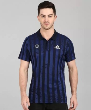 Koszulka męska Adidas FreeLift Polo Stripes FT5809