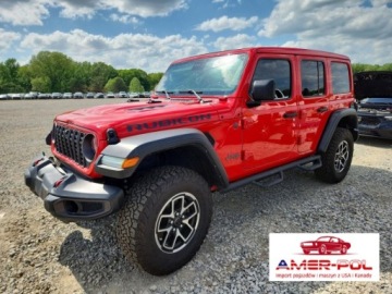 Jeep Wrangler IV 2024 Jeep Wrangler 2024r, Rubicon, 3.6L, 4x4, od ubezpieczalni 3.6 Benzyna 285KM