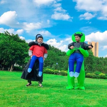 Хэллоуин смешной надувной костюм пришельца