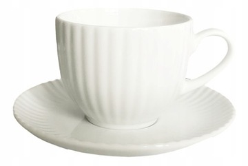 НАБОР ЖИДКОСТИ ИЗ 6 ЧАШЕК 200 МЛ С СОУСОМ РОМАШКА БЕЛЫЙ ФАРФОР