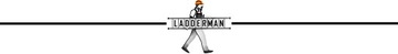 Алюминиевая шарнирная лестница 5,51 м 4х4 ступени противоскользящая LADDERMAN