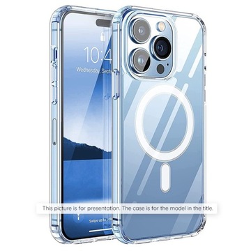 Etui z Magsafe do iPhone 15 pro - przeźroczysty