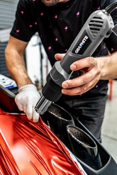 Электрическая тепловая пушка 2000Вт, 350°C/550°C Графит