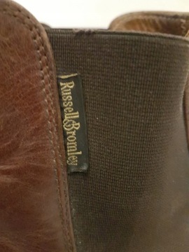 КОЖАНЫЕ ботинки челси RUSSELL & BROMLEY, размер 42