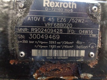Гидромотор гидромотора REXROTH A10V E 45 EZ6/52W2