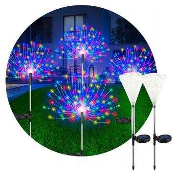 2szt LAMPA SOLARNA OGRODOWA MEDUZA LAMPKA 150 LED
