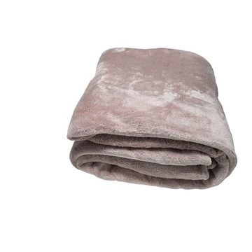Koc KRAF polar CIEPŁY 200x220 cm różowy