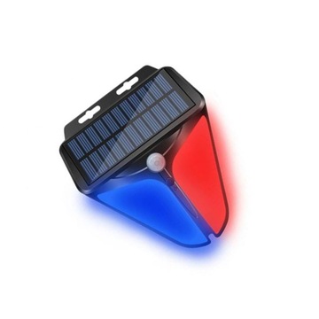 LED Solar Alarm Light Czujnik Odstraszający Light