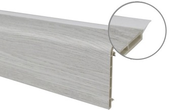 НАКЛАДКА ДЛЯ ЦЕНТРАЛЬНЫХ ТРУБ, ДУБ СЕРЕБРЯНЫЙ 2М