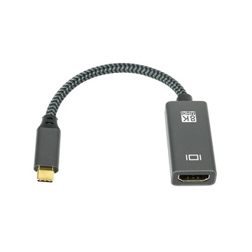 ADAPTER USB C do HDMI 2.1 8K 4K/120Hz 240Hz KABEL PRZEJŚCIÓWKA UHD