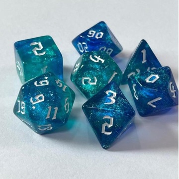 7 шт. многогранные игральные кости развлекательная игрушка D D20 для M