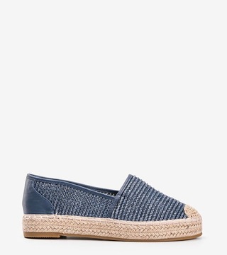 Niebieskie espadryle buty damskie obuwie 4620 38