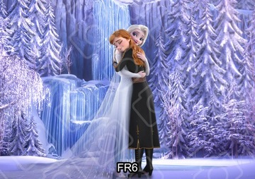 Opłatek na Tort FROZEN ELSA wydruk Waflowy A4
