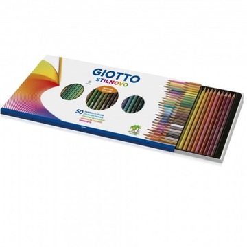 GIOTTO kredki ołówkowe 50 kolorów Fila 257300
