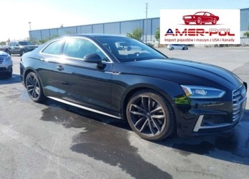 Audi A5 F5 S5 Coupe 3.0 TFSI 354KM 2018 Audi S5 Coupe 2018r., 3.0L, Coupe, od ubezpieczalni 3.0 Benzyna 354KM