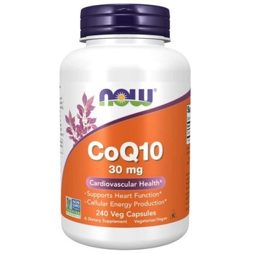 NOW FOODS KOENZYM Q10 30 mg 240 kaps.