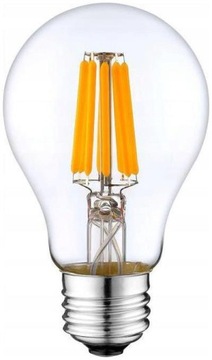 Żarówka tradycyjna FILAMENT 6W E27 LED Biała Ciepła