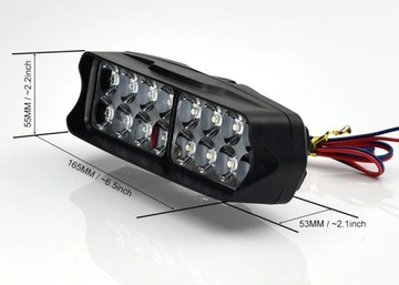 ГАЛОГЕННАЯ ФАРА 16x LED МОТОЦИКЛ QUAD