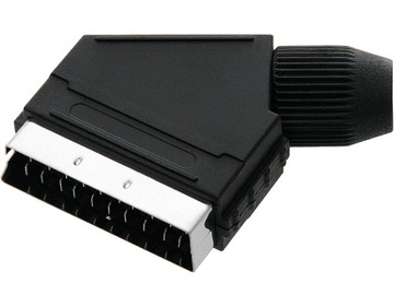 РАЗЪЕМ EURO-SCART 21-контактный, ПРИПАЯННЫЙ К КАБЕЛЮ