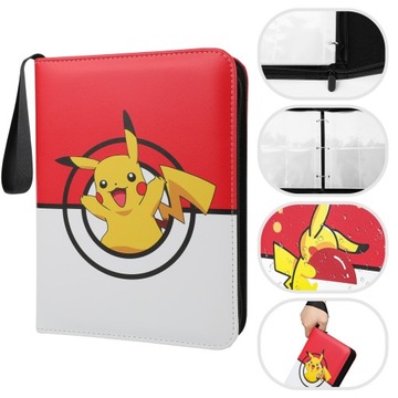 АЛЬБОМ КАРТ POKEMON 400 КАРТ В ПОДАРОК ​​+ 5 СТИКЕРОВ