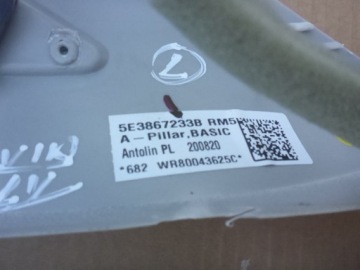 SKODA OCTAVIA IV 4 20- КРЫШКА СТОЙКИ ПРАВАЯ ЛЕВАЯ ОРИГИНАЛ