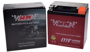 AKUMULATOR YB10L-BS (GEL) ŻELOWY 10 Ah 12 V MOTOCYKL SKUTER QUAD