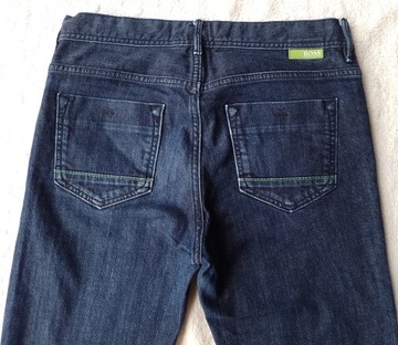 spodnie jeans męskie HUGO BOSS Green Deam20 30/34 granatowe