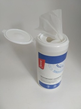 Chusteczki wilgotne do czyszczenia tablic MemoBe 15-13cm 100 szt x12