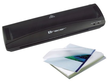 MARKOWY LAMINATOR BIUROWY LAMINARKA ZGRZEWARKA TRACER A3 TRL-A3 + 105 FOLII