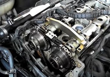 BLOKADA WAŁKÓW ROZRZĄDU MERCEDES M271 1.8 BENZYNA ŁAŃCUCH