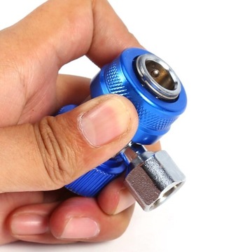 SZYBKOZŁĄCZKI DO KLIMATYZACJI SAMOCHODOWEJ AC R134A ADAPTERAMI 1/4''