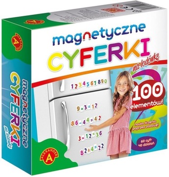 ALEXANDER Magnetyczne Cyferki Kolorowe 1132 100 EL