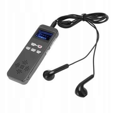 ODTWARZACZ MP3 DYKTAFON PODSŁUCH 8GB+SŁUCHAWKI