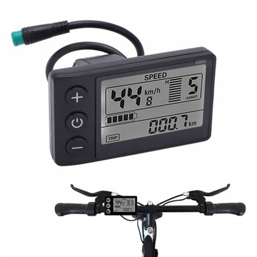 ПАНЕЛЬ УПРАВЛЕНИЯ ЭЛЕКТРИЧЕСКИМ ВЕЛОСИПЕДОМ LCD S866