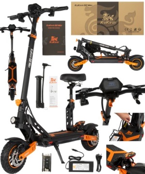 KuKirin G2 Max Skládací elektrická vozidla 1200W 48V 20.8AH 55KM/H 70KM Pl