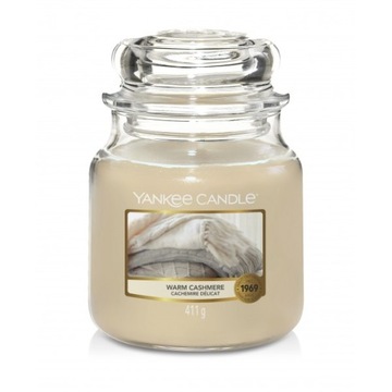 ŚWIECA Yankee Candle WARM CASHMERE ŚREDNIA - 411g