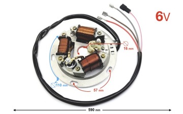 ISKROWNIK DO SIMSON 6V PLATYNKI