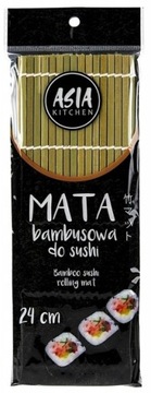 Mata bambusowa Zielona gruba ASIA KITCHEN 24x24cm